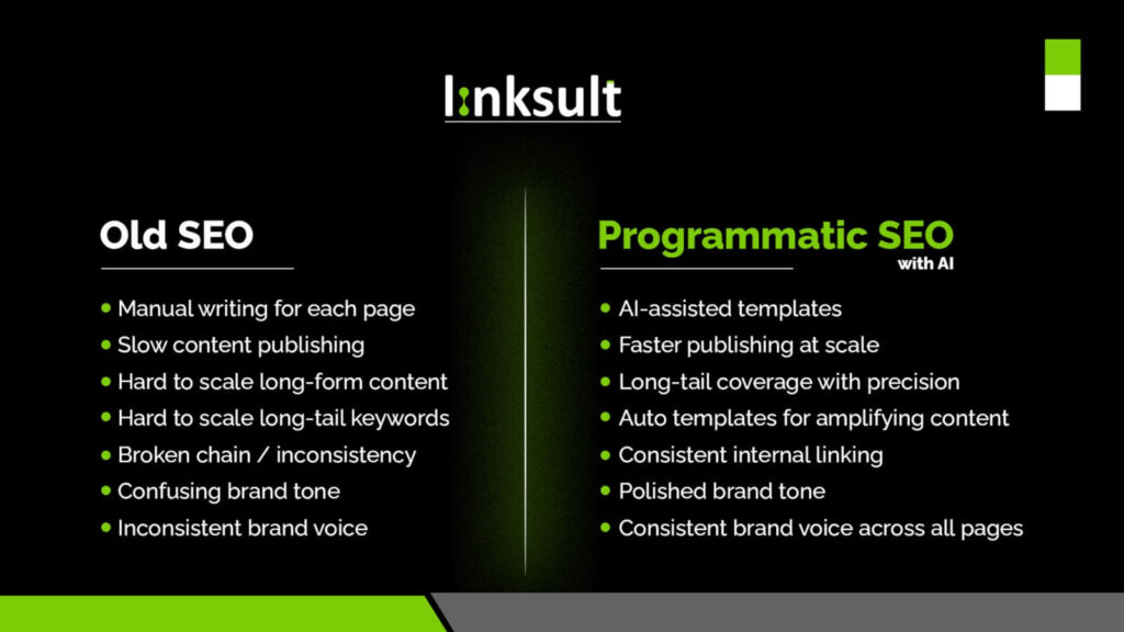 Traditional vs Ai Programmatic SEO